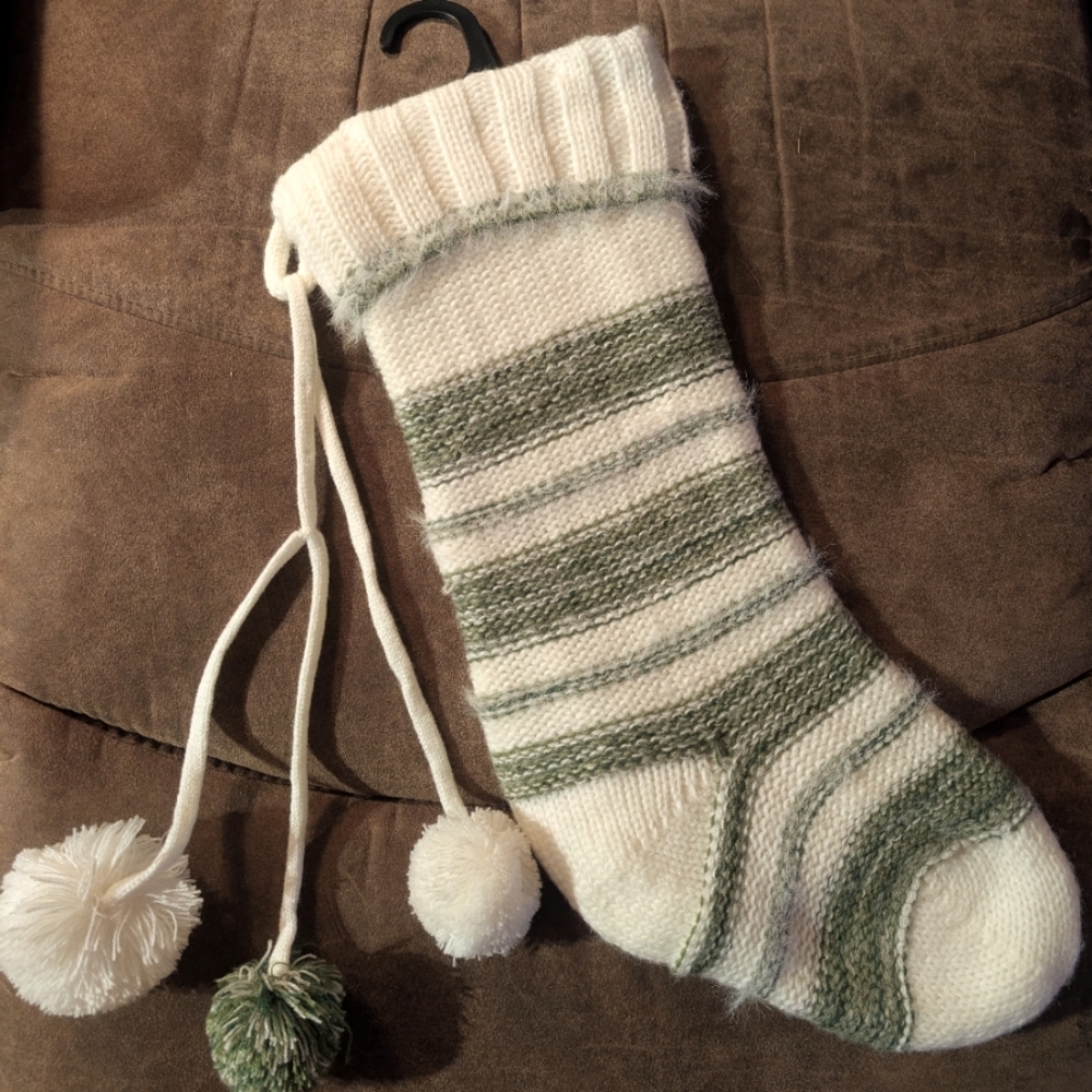 Farmhouse Collection knit stocking